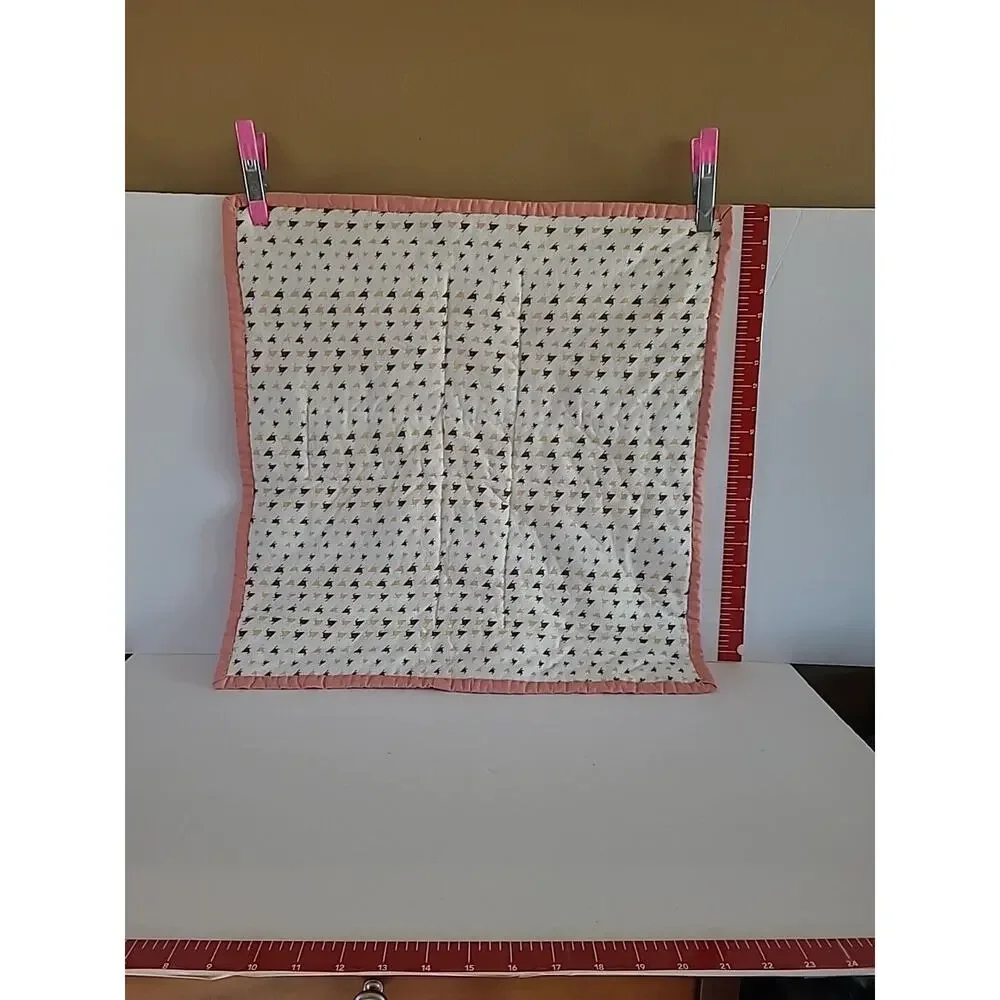 Baby Crib / Doll Luv Bears Vintage Block Quilt 20